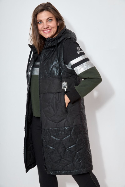 Брюки, джемпер, жилет Runella 1397 черный - фото 9