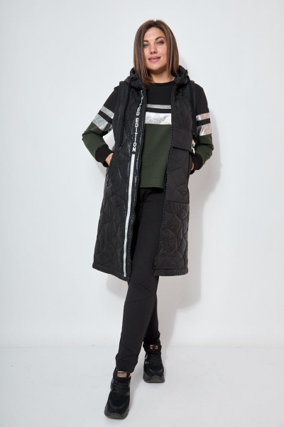 Брюки, джемпер, жилет Runella 1397 черный - фото 8