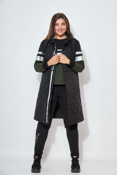 Брюки, джемпер, жилет Runella 1397 черный - фото 6