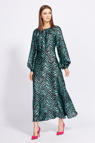 Платье EOLA 2287 изумруд_рисунок - фото 1