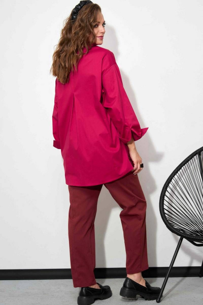 Рубашка SOVA 11078 барбарис - фото 7