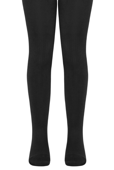 Детские черные демисезонные трикотажные колготки CONTE Conte-kids_TIP-TOP_566-1_черный - фото 1