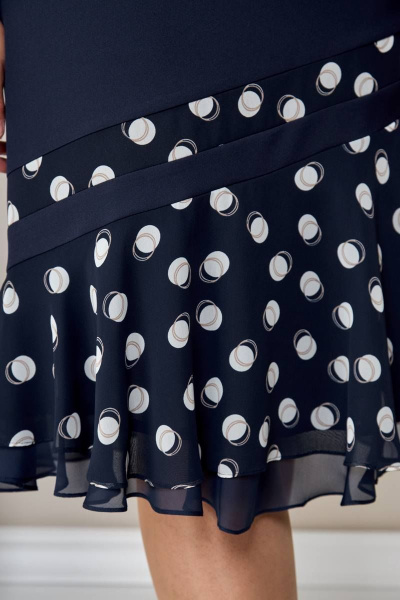 Платье Moda Versal П2211 т.синий - фото 4