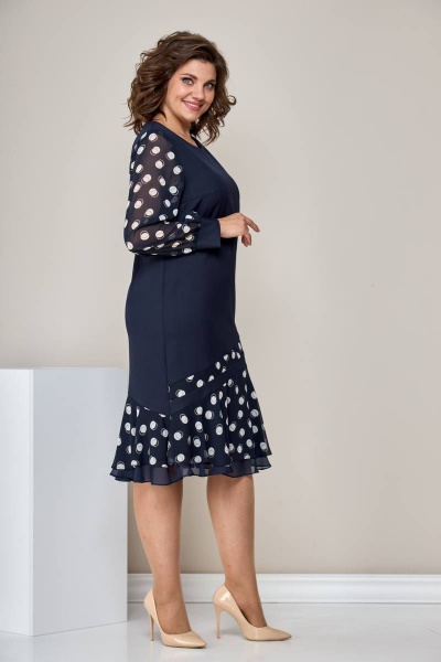 Платье Moda Versal П2211 т.синий - фото 2