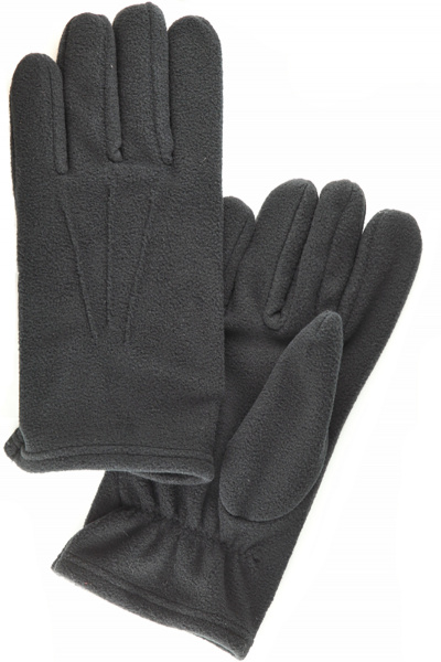 Демисезонные трикотажные перчатки без подкладки ACCENT 1140у черный - фото 1
