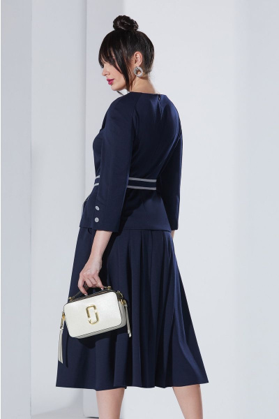 Джемпер, юбка Lissana 4282 синий - фото 7