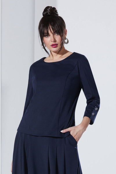 Джемпер, юбка Lissana 4282 синий - фото 5