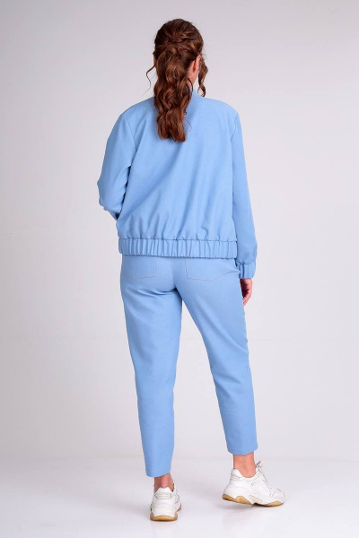 Брюки, куртка Liona Style 848 голубой - фото 3