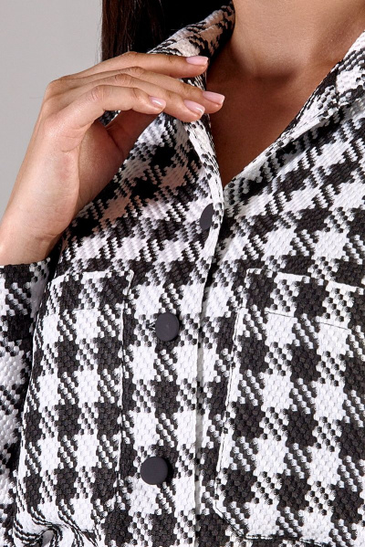 Рубашка FOXY FOX 1416 черно-белый - фото 2