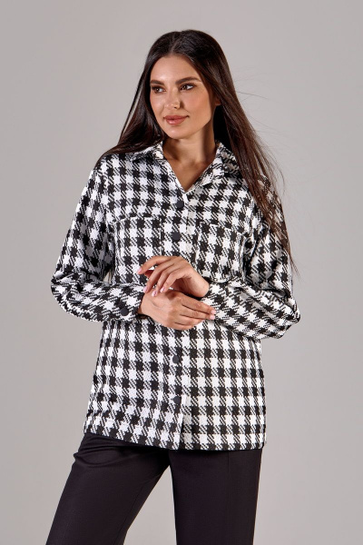 Рубашка FOXY FOX 1416 черно-белый - фото 1