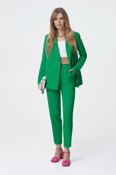 Брюки, жакет PiRS 635 зеленый - фото 1