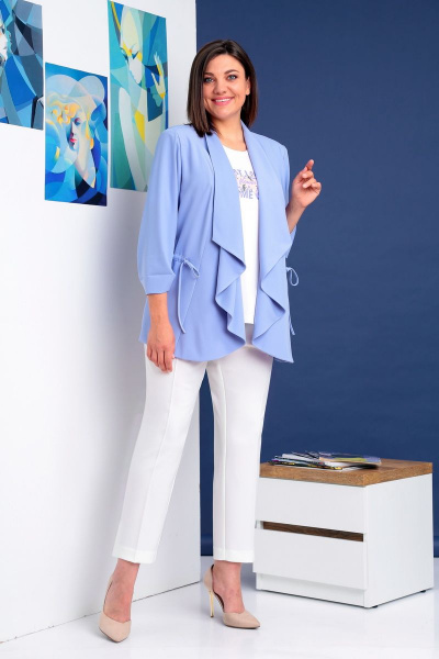 Блуза, брюки, кардиган Ивелта плюс 3637 - фото 1