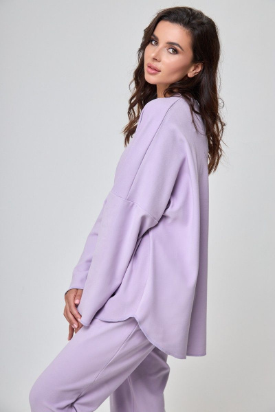 Брюки, свитшот Anelli 1269 глициния - фото 9