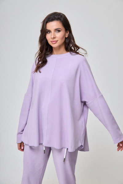 Брюки, свитшот Anelli 1269 глициния - фото 7