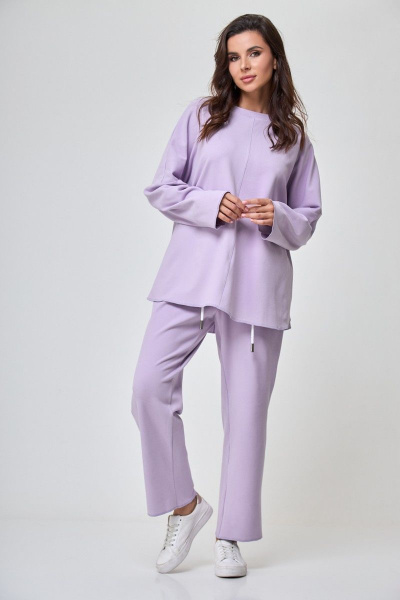 Брюки, свитшот Anelli 1269 глициния - фото 1