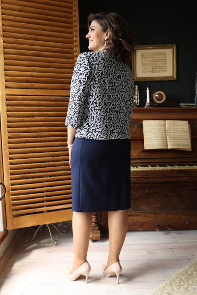 Жакет, платье Romanovich Style 3-2415 синий - фото 2