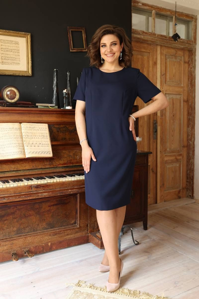 Жакет, платье Romanovich Style 3-2415 синий - фото 4