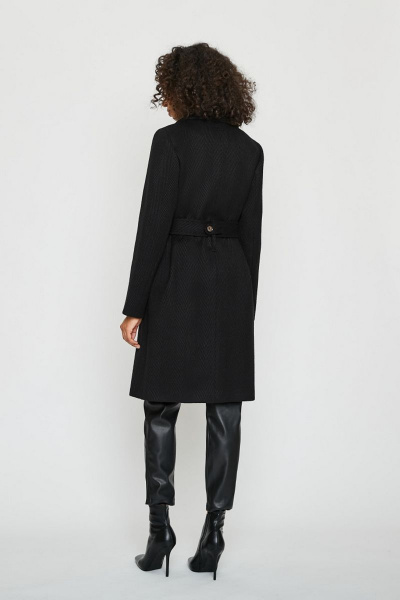 Пальто ElectraStyle 4-0127/3-0166 черный - фото 6