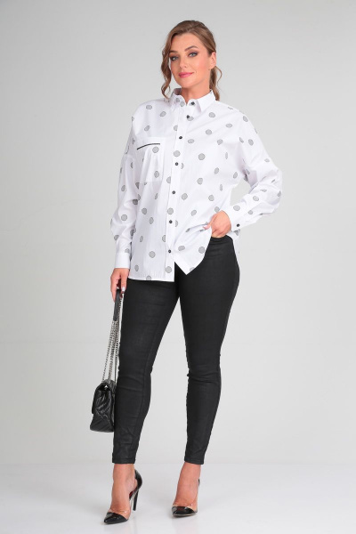 Блуза Michel chic 769 белый - фото 5