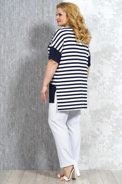 Джемпер оверсайз на каждый день из вискозы Медея и К 2150 - фото 6