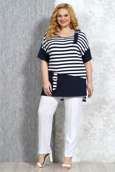 Джемпер оверсайз на каждый день из вискозы Медея и К 2150 - фото 5