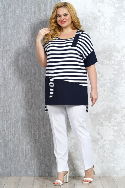 Джемпер оверсайз на каждый день из вискозы Медея и К 2150 - фото 4