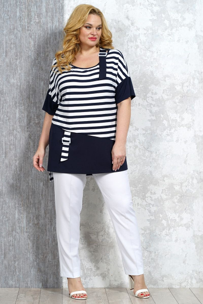 Джемпер оверсайз на каждый день из вискозы Медея и К 2150 - фото 1