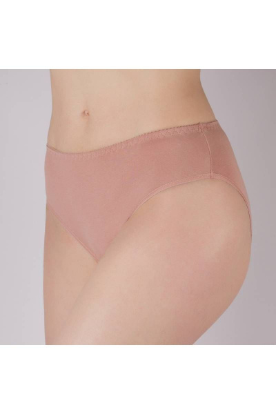 Трусы хлопковые трикотажные с эластичной линией Verally 102-1 античная роза - фото 1