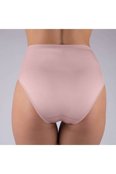 Трусы трикотажные из хлопка с кружевной отделкой Verally 1144-1 джелато - фото 2