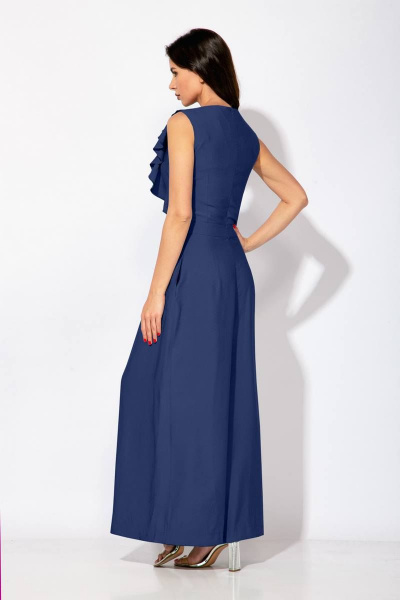 Комбинезон Juliet Style Д135-1 темно-синий - фото 4