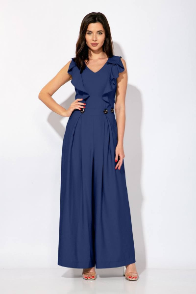 Комбинезон Juliet Style Д135-1 темно-синий - фото 1