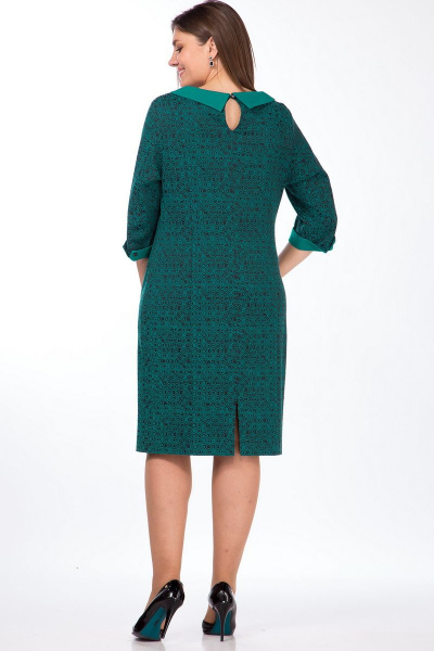 Платье Lady Style Classic 669 зеленый - фото 2