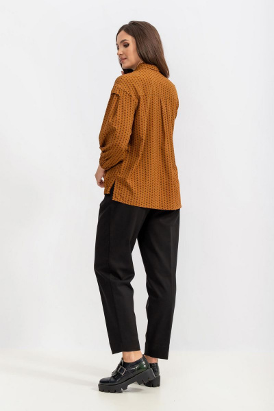 Блуза Angelina 786 коричневый - фото 5