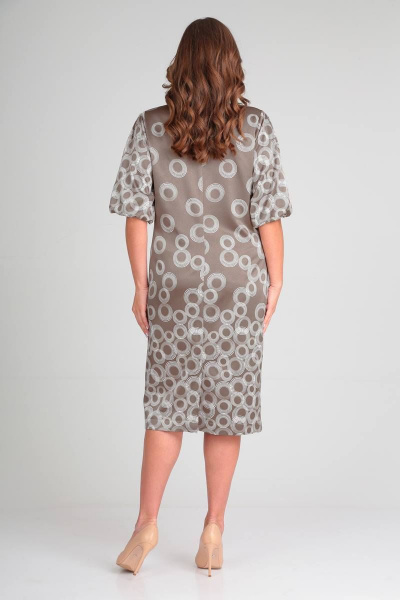 Платье Verita 2171 коричневый - фото 4