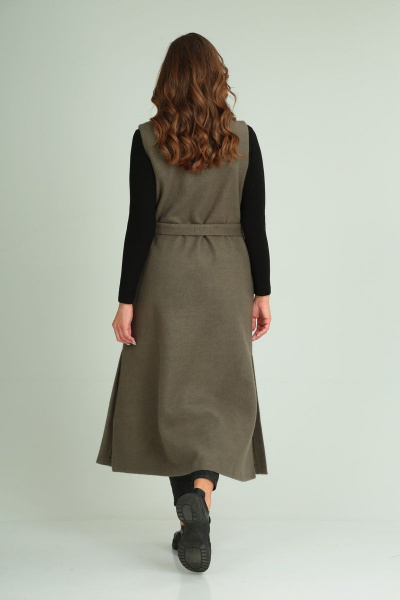 Жилет Michel chic 354 хаки - фото 7