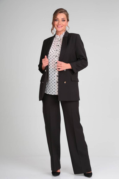 Брюки, жакет Lady Line 508 черный - фото 4