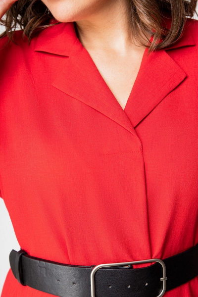 Платье EVA GRANT 192 красный - фото 7