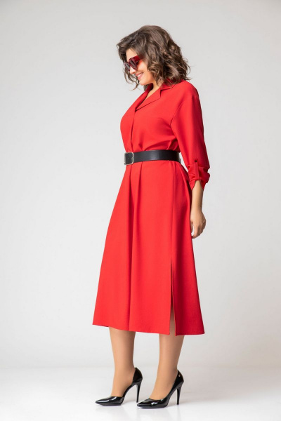 Платье EVA GRANT 192 красный - фото 2