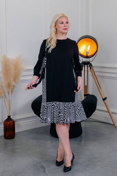 Платье ASV 2450 черный - фото 7