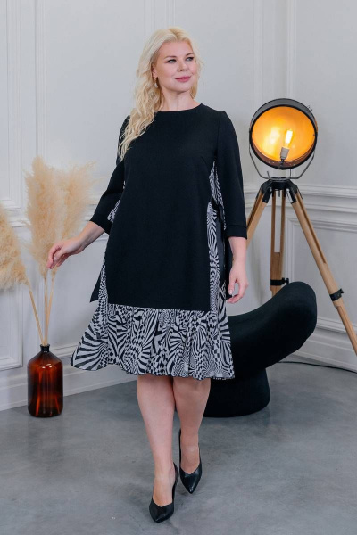 Платье ASV 2450 черный - фото 4