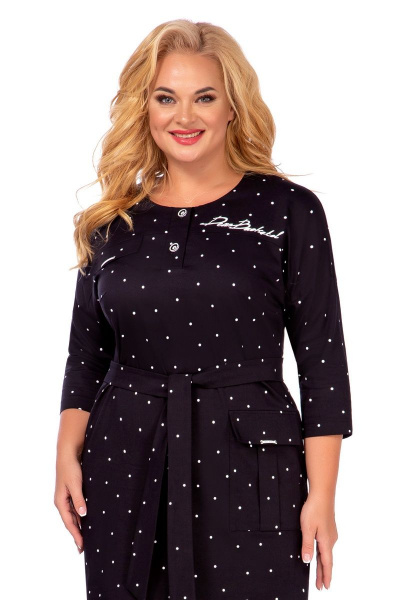 Платье Tellura-L 1642 черный - фото 2