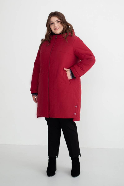 Пальто Bugalux 415 170-цвет марсала - фото 6
