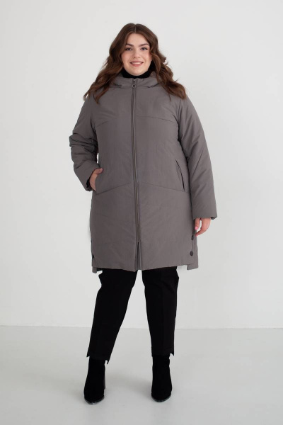 Пальто Bugalux 415 170-цвет мох - фото 1