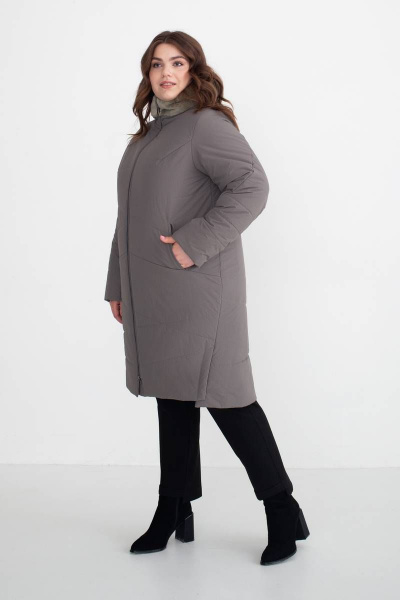 Пальто Bugalux 940 164-цвет мох - фото 6