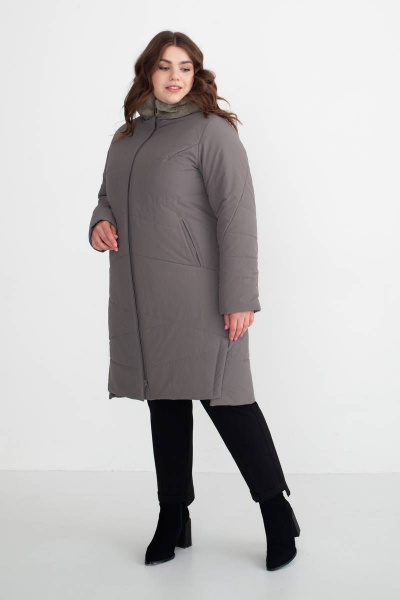 Пальто Bugalux 940 164-цвет мох - фото 5