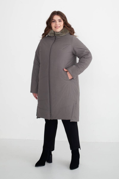 Пальто Bugalux 940 164-цвет мох - фото 1