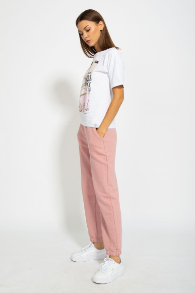 Футболка из хлопка с удлинённым рукавом и принтом Kivviwear 4026.78 - фото 5