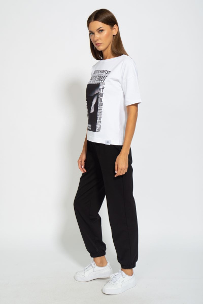 Футболка из хлопка с длинным рукавом и цифровым принтом Kivviwear 4026.81 - фото 7