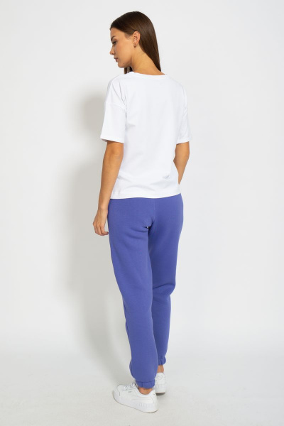 Футболка из хлопка с удлинённым рукавом и принтом Kivviwear 4026.82 - фото 8