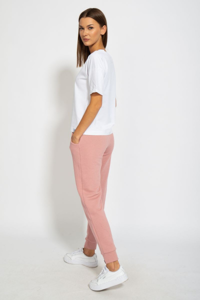 Футболка свободного кроя из трикотажа хлопка Kivviwear 4026.86 - фото 11